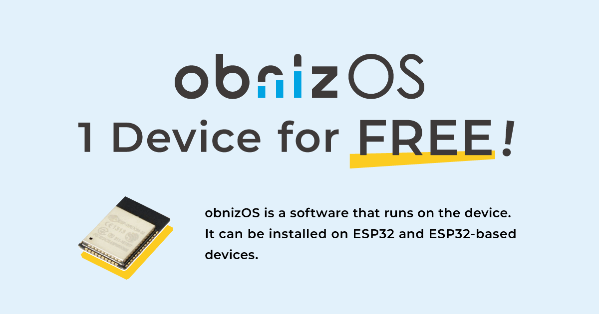 obnizOS is now free!